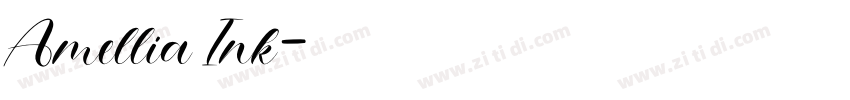 Amellia Ink字体转换